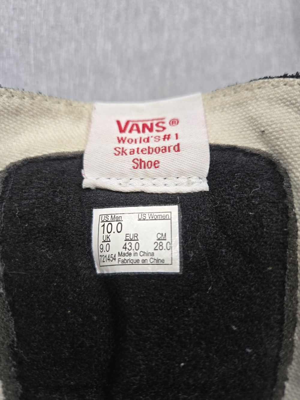 Vans Sk8-Hi Black/White High-Top Skate Shoes - Picture 10 of 11